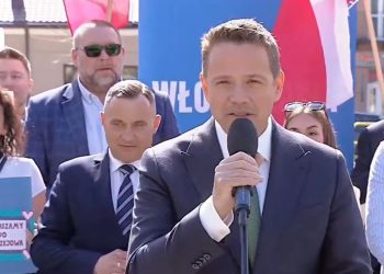 Rafał Trzaskowski odwiedził Włoszczowę. Tłumy na Placu Wolności